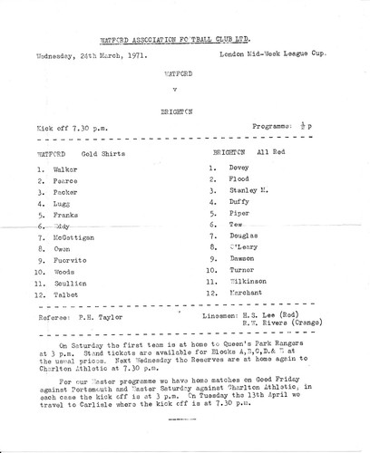 Watford reserves brighton - watford,