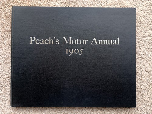 Peaches motor annual 1905 - motor,
