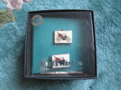 Vintage veteran car cufflinks - veteran,