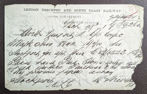 1901 london brighton - london, south