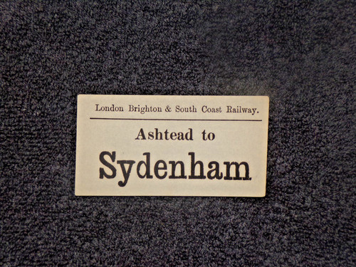 Ashtead sydenham london - to,