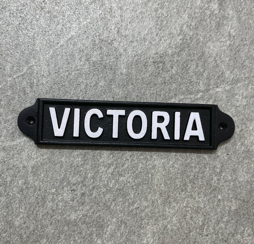 Victoria sign railway - victoria,